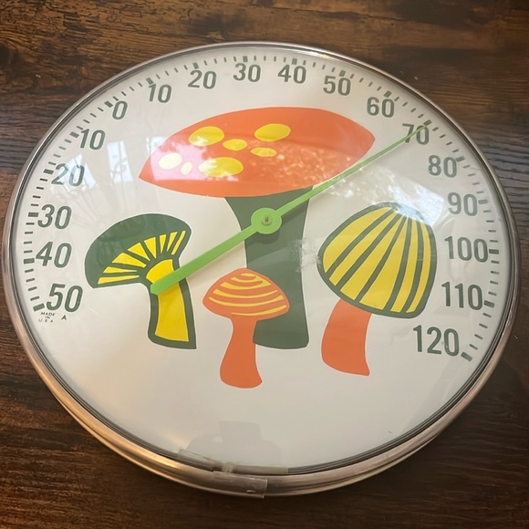 Happy mushrooms thermometer vintage - Picture 1 of 1